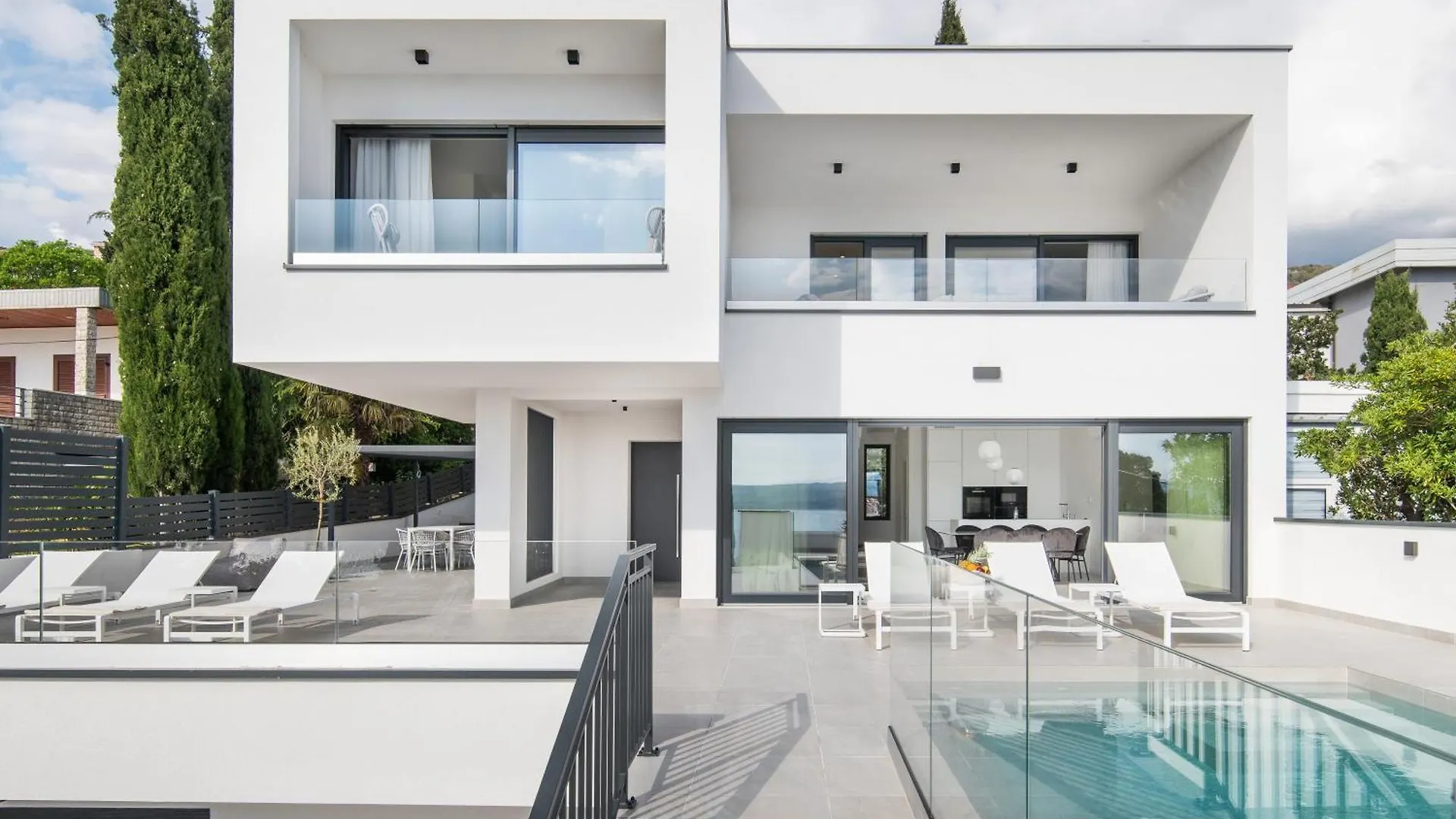 New Modern Villa By The Sea, Magical View, A Few Minutes From The Beach - By Traveler Tourist Agency Krk - Id 2000 Dramalj Croatia