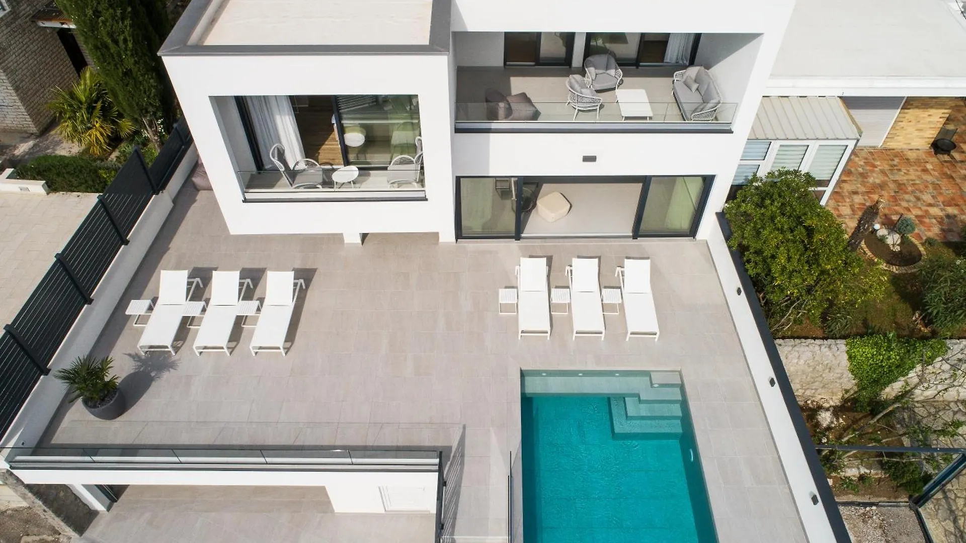 New Modern Villa By The Sea, Magical View, A Few Minutes From The Beach - By Traveler Tourist Agency Krk - Id 2000 Dramalj